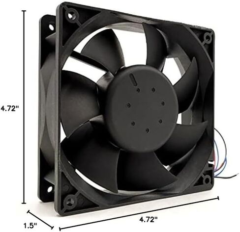 AFB1224VHE Delta 24V 120mm Fan, 24V 0.57A Inverter Cooling Fan in Saudi Arabia