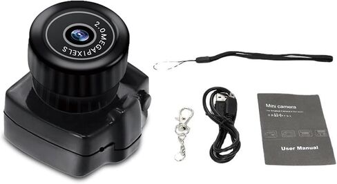 Action Camera, HD 200 000 Px Sports Camera Small Bike Camera with Rechargeable Battery for Photos Live Streaming Vlogging in Saudi Arabia