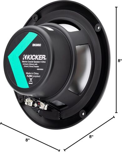 KICKER Bulk KM 6.5" 4Ω Coaxial in Saudi Arabia