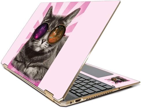 الجلد Mayyskins متوافق مع HP Specter X360 15.6 "GEM -CUT (2019) - Galaxy Cat | الحماية ، المتينة ، والغطاء فينيل ملصق فينيل | يسهل تطبيقها وإزالتها وتغييرها | مصنوعة في الولايات المتحدة الأمريكية in Saudi Arabia