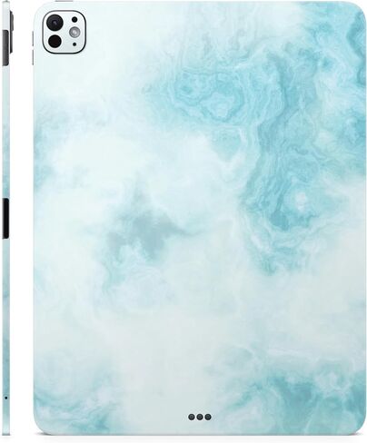 الجلد متوافق مع Apple iPad Pro 13 (M4) 2024 - Blue Marble - غطاء ملصق واقي فينيل 3M Premium 3M - يسهل تطبيقه | مصنوع في الولايات المتحدة الأمريكية من قبل Mayyskins in Saudi Arabia