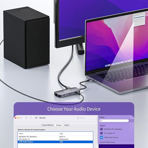 USB C HUB ، 9 في 1 USB C إلى محطة إرساء USB متوافقة مع MacBook Pro/Air وأكثر من ذلك ، لديها محول HDMI4K@60Hz مع شحن 100W PD ، 3 USB 3.0DATA POR in Saudi Arabia