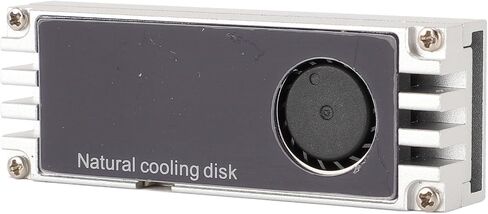 NVME M.2 Dinkink مع مروحة التبريد ، ودرجة حرارة الوقت الحقيقي عرض COWNINAM SSD ، مصمم لـ 2280 SSDS (أسود) in Saudi Arabia