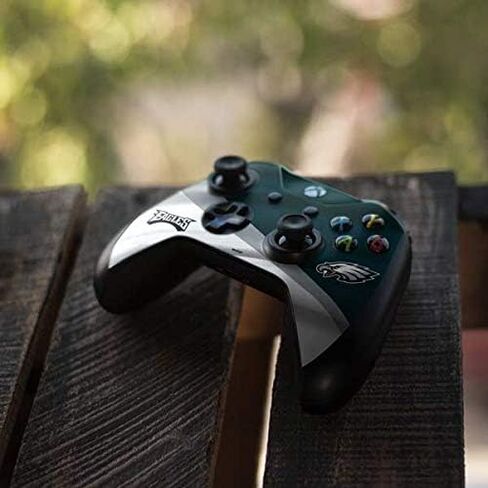 Skinit Decal Gaming Skin Compatible with Xbox One S Controller - Officially Licensed NFL Philadelphia Eagles Design in Saudi Arabia