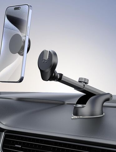TOPGO [2024 Upgraded Socket Car Phone Mount, [Extra Sticky, Non-Shaking] Multi-Functional Suction Cup Dashboard & Windshield Car Phone Holder for iPhone and All Smartphones with Socket Grip in Saudi Arabia