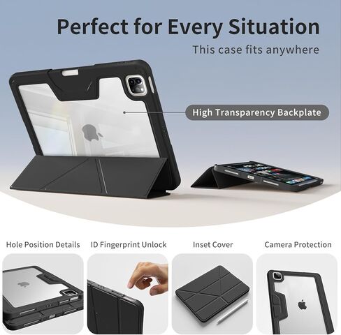 بالنسبة إلى iPad Air 11 بوصة 7 (M3) 2025/ 6th (M2) 2024/ Air 5th/ 4th Gen 10.9 "/ iPad Pro 11" in Kuwait