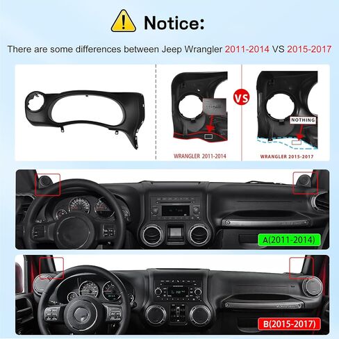 Qualcomm 8 Core [4+64g] Car Radio for Jeep Wrangler 2015 2016 2017 ، 10.1 chases Android Touchscreen Jeep Wrangler Stereo ، Carplay & Android Auto/FM RDS/EQ Audio/Bluetooth 5.1/SWC in Kuwait