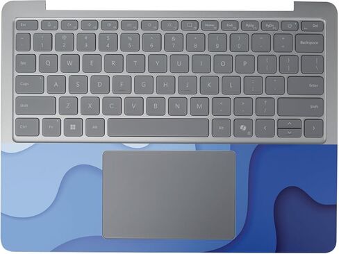 جلد الكمبيوتر المحمول متوافق مع جهاز كمبيوتر محمول من Microsoft Surface 8 13 "(2025) - Papercraft Blue - Premium 3M Vinyl Protction Wrap Cover - يسهل تطبيقه | مصنوع في الولايات المتحدة الأمريكية بواسطة Mayyskins in Saudi Arabia