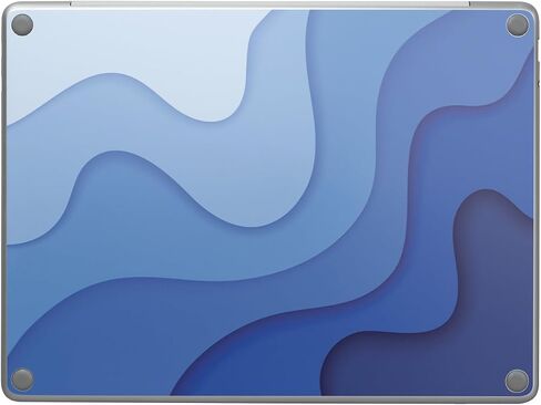 جلد الكمبيوتر المحمول متوافق مع جهاز كمبيوتر محمول من Microsoft Surface 8 13 "(2025) - Papercraft Blue - Premium 3M Vinyl Protction Wrap Cover - يسهل تطبيقه | مصنوع في الولايات المتحدة الأمريكية بواسطة Mayyskins in Saudi Arabia