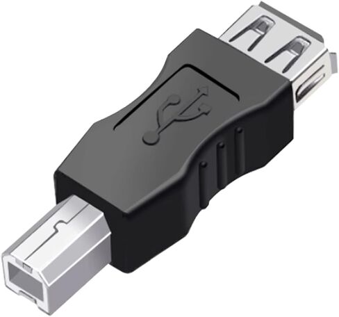 2 عبوة USB A إلى USB B محول الطابعة ذكرا إلى أنثى ، USB 2.0 من النوع A من الذكور إلى B محول أنثى لجهاز الإسقاط الماسح الضوئي للطابعة ، والتوصيل والتشغيل متوافق مع Windows/Mac/Linux الكمبيوتر المحمول الكمبيوتر المحمول in Kuwait
