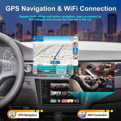 2g+64g اللاسلكي Carplay Android Auto Android 13 Car Stereo لـ BMW E90 E91 E93 3 Series 2005-2011 ، 9 " in Saudi Arabia