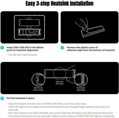 KLEVV CRAS C925G 2TB M.2 2280 NVMe PCIe Gen4x4 Internal Gaming SSD with Graphene Heatsink, Compatible with PS5, up to 7400MB/s (K02TBM2SP0-25G) in Kuwait