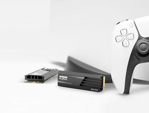 KLEVV CRAS C925G 2TB M.2 2280 NVMe PCIe Gen4x4 Internal Gaming SSD with Graphene Heatsink, Compatible with PS5, up to 7400MB/s (K02TBM2SP0-25G) in Kuwait