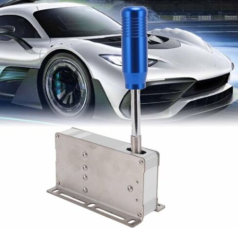 شيفتر USB المتسلسل ، SIM SIM Racing Shifter لـ 11 10 7 لـ L G25 G27 لعجلة سباق T500 (Blue) in Kuwait