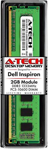 A-Tech 8GB (2x4GB) RAM لـ Dell Inspiron One 2205 ، واحد 2305 | DDR3 1333MHz DIMM PC3-10600 240-PIN NONCC UDIMM Desktop Max Memory Kit in Saudi Arabia