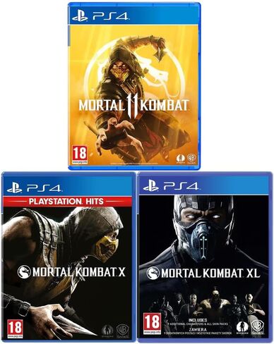 Mortal Kombat Ultimate 3 Games Collection 11 / X / XL - حزمة [PS4] in Kuwait