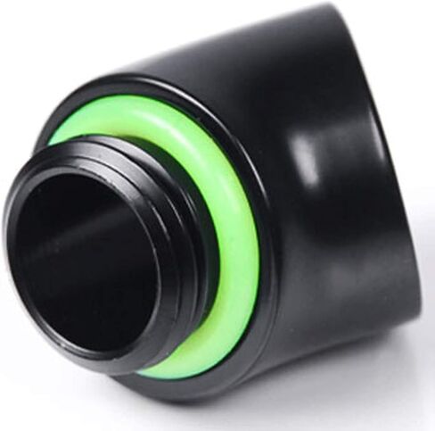 Barrow G1/4" Male to Female Extender Fitting, 45 Degree Angle, Black in Saudi Arabia