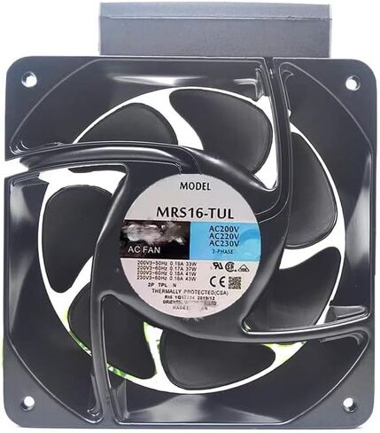 MRS16-TUL Three-Phase 200/220/230 VAC Axial Cooling Fan - 6.30 in. (L) X 6.30 in. (W) [160 mm (L) X 160 mm (W) X 62mm(H)] in Saudi Arabia