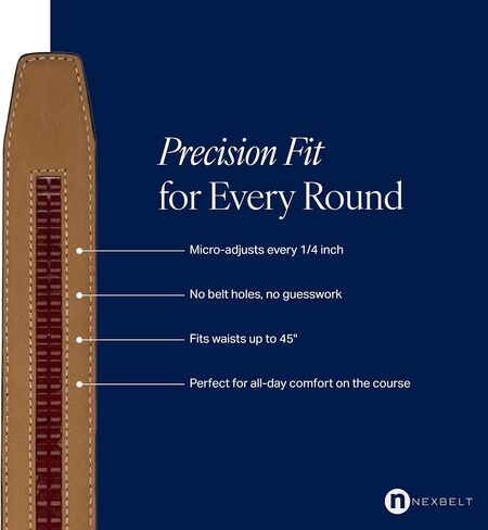 Men's Belt, Nexbelt Ratchet Leather Texture Classic Colour Pitch Black V.4 Golf Belt in Kuwait