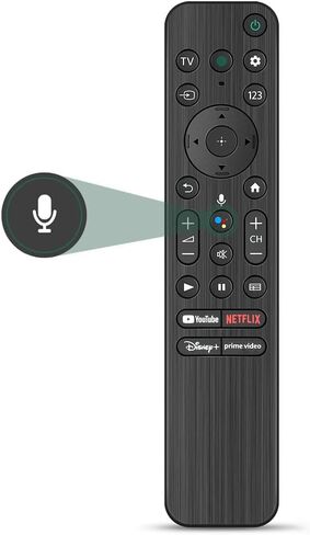 RMF-TX800U استبدال TV Voice Control لـ Sony 4K 8K LED Ultra HD Bravia XR A80K X85K X80K X95K X90K Series TVS-2022 Model in Kuwait