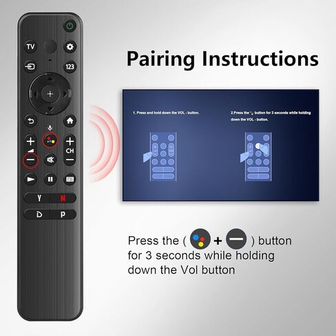 RMF-TX800U استبدال TV Voice Control لـ Sony 4K 8K LED Ultra HD Bravia XR A80K X85K X80K X95K X90K Series TVS-2022 Model in Kuwait