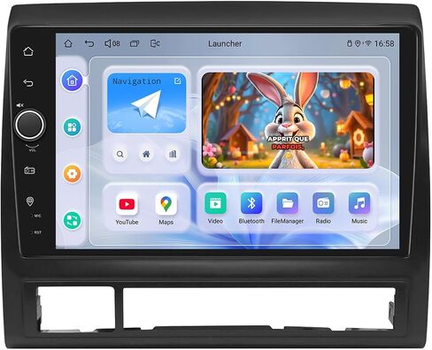 Radio Car Car Radio لـ Toyota Tacoma 2005-2015 Android 13 Car Stereo 9 بوصة مع Carplay & Android Auto ، Link Mirror ، GPS Mavigation ، Bluetooth ، Volume Knob (JY-TT187N8) in Saudi Arabia