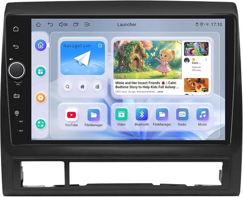 JOYING Car Radio for Toyota Tacoma 2005-2015 Android 13 Car Stereo 9 Inch Head Unit with Carplay & Android Auto, Mirror Link, GPS Navigation, Bluetooth, Volume Knob(JY-TT187N8) in Saudi Arabia
