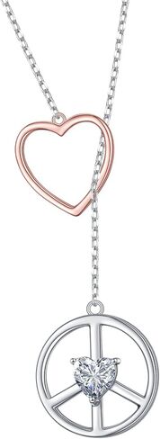 Long Necklace 925 Sterling Silver Adjustable Y Shaped Lariat Chain Necklace for Women Teen Girls in Saudi Arabia