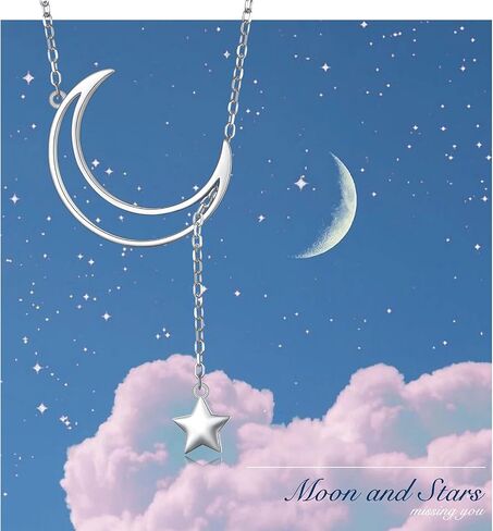 Long Necklace 925 Sterling Silver Adjustable Y Shaped Lariat Chain Necklace for Women Teen Girls in Saudi Arabia