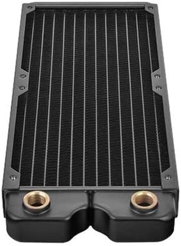 Thermaltake Pacific DIY Liquid Cooling System C240 27mm Thick High-Density Fins Single-Row Copper Tubes Copper Radiator CL-W227-CU00BL-A in Saudi Arabia