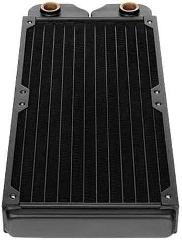 Thermaltake Pacific DIY Liquid Cooling System C240 27mm Thick High-Density Fins Single-Row Copper Tubes Copper Radiator CL-W227-CU00BL-A in Saudi Arabia