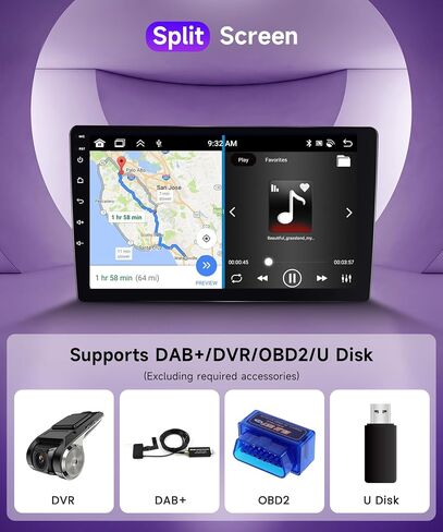 8core 6g+128g Rimoody Car Radio for Lexus Rx300 Rx350 Rx330 Rx400H 2004-2009 ، Android Car Stereo Carplay Android Auto Mirror Link DSP-36 59-UI Turns 9 '' GPS GPS Wifi FM FM Camera in Kuwait