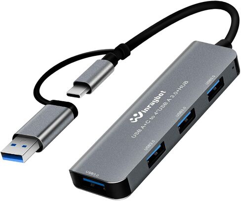 USB HUB for Laptop,USB Splitter USB c hub USB USB 3.0 hub,USB c hub (USB A/C HUB with 4 * 3.0 and no HDMI) in Saudi Arabia