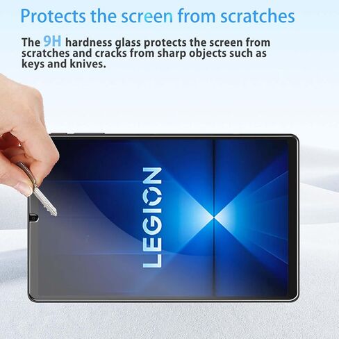 واقي الشاشة لـ Lenovo Legion Y700 Gen 4 Tablet 8.8inch ، Glass HD HD ، صلابة 9H ، خدش ، مضاد للأغاني ، واقي أفلام زجاجي مقسى لـ Lenovo Legion Y700 [2 Pack] in Kuwait