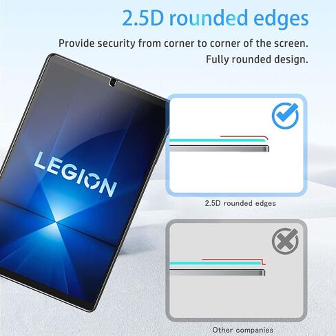 واقي الشاشة لـ Lenovo Legion Y700 Gen 4 Tablet 8.8inch ، Glass HD HD ، صلابة 9H ، خدش ، مضاد للأغاني ، واقي أفلام زجاجي مقسى لـ Lenovo Legion Y700 [2 Pack] in Kuwait