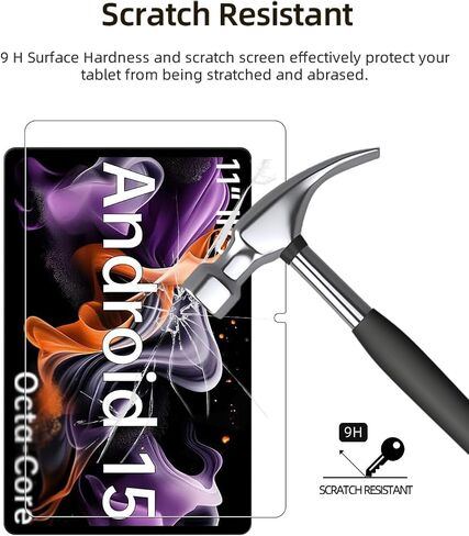 واقي الشاشة لـ Apolomedia EP1095T 11 "Tablet 2025 Android 15 ، HD Film Glass Glass Film for Apolomedia EP1095T Drop Protection ، Touch Contensive ، Anti-Fingerprint ، 2 Pack. in Saudi Arabia