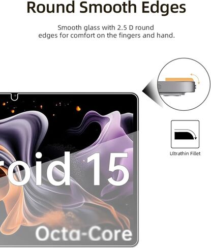 واقي الشاشة لـ Apolomedia EP1095T 11 "Tablet 2025 Android 15 ، HD Film Glass Glass Film for Apolomedia EP1095T Drop Protection ، Touch Contensive ، Anti-Fingerprint ، 2 Pack. in Saudi Arabia