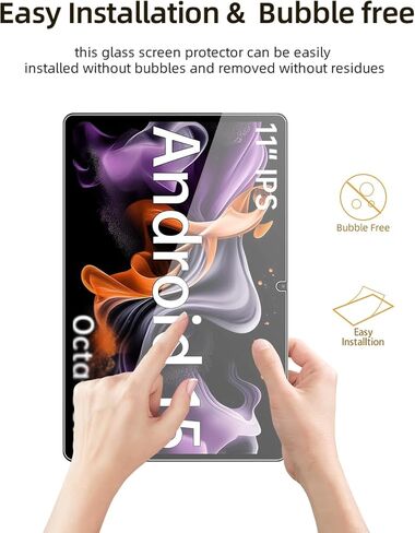 واقي الشاشة لـ Apolomedia EP1095T 11 "Tablet 2025 Android 15 ، HD Film Glass Glass Film for Apolomedia EP1095T Drop Protection ، Touch Contensive ، Anti-Fingerprint ، 2 Pack. in Saudi Arabia