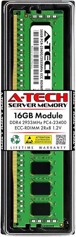 A-Tech 16GB Replacement for Samsung M393A2K43CB2-CVF - DDR4 2933MHz PC4-23400 ECC Registered RDIMM 288-Pin 2Rx8 1.2V - Single Server Memory RAM Stick (M393A2K43CB2-CVF-ATC) in Saudi Arabia