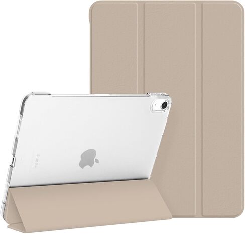 بالنسبة إلى iPad (A16) الجيل الحادي عشر 11 بوصة 2025 ، جيل iPad العاشر 10.9 بوصة 2022 ، حالة قذيفة متتالية من أجهزة الكمبيوتر المصابة بالكمبيوتر الصلب مع قشرة الاستيقاظ/النوم التلقائي ، غطاء حامل ثلاثي ذكي ، شوفان القهوة in Kuwait