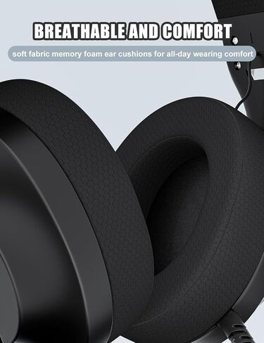 S30 Gaming Headset with Microphone, Lightweight Design Wired Gaming Headphones in Saudi Arabia