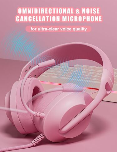 S30 Gaming Headset with Microphone, Lightweight Design Wired Gaming Headphones in Saudi Arabia