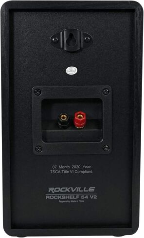 Rockville 2 RockShelf 54W 360w White 5.25"" Home Theater Bookshelf Speakers/4 Ohm, RockShelf 54W V2 in Kuwait
