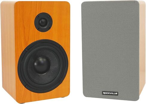 Rockville 2 RockShelf 54W 360w White 5.25"" Home Theater Bookshelf Speakers/4 Ohm, RockShelf 54W V2 in Saudi Arabia
