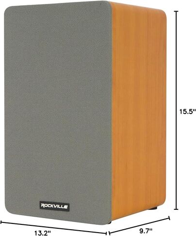 Rockville 2 RockShelf 54W 360w White 5.25"" Home Theater Bookshelf Speakers/4 Ohm, RockShelf 54W V2 in Saudi Arabia