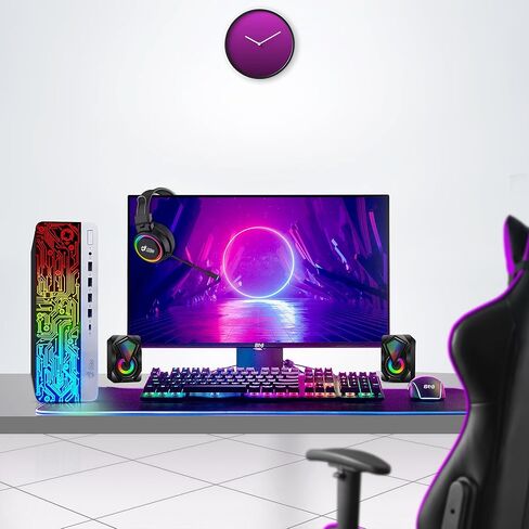 BTO HP RGB Gaming Desktop Bundle - Intel Core I7 6th Gen ، 16GB DDR4 RAM ، 1TB SSD ، NVIDIA GEFORCE GT 1030 GDDR5 ، شاشة جديدة 24 بوصة - كمبيوتر الألعاب المسبقة ، RGB SET - Windows 11 Pro (REDENED) in Saudi Arabia