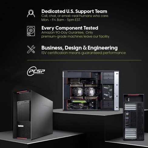 PCSP P520 Workstation, Intel Xeon W-2135 3.70GHz 6-Core Processor, 256GB DDR4 RAM, No Graphics, No Hard Drive, No Operating System (Renewed) in Saudi Arabia