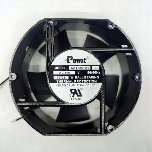 SA1725A1 HBL ELOMILE Fan SA1725A1-HBL AC110V 36W 172×150×51mm Chassis Fan in Saudi Arabia