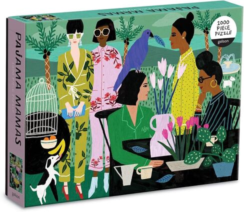Galison Lounge Dogs – 500 Piece Puzzle Fun and Challenging Activity with Bright and Bold Artwork of Dogs Lounging Around for Adults and Families in Kuwait