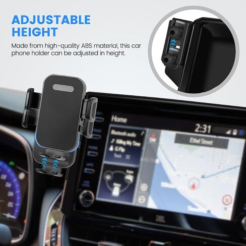 حامل هاتف السيارة مناسب لـ Chevy Suburban Tahoe/GMC Yukon 2021-2024 الملحقات 10.2 بوصة شاشة مقطع ثابت ، جبل الهاتف الخليوي متوافق مع Magsafe خالية من اليدين 360 درجة مركبة التناوب Cradles in Kuwait